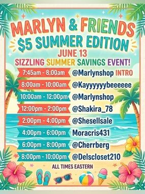 Marlyn & Friends $5 Summer Edition Train Show June 13
